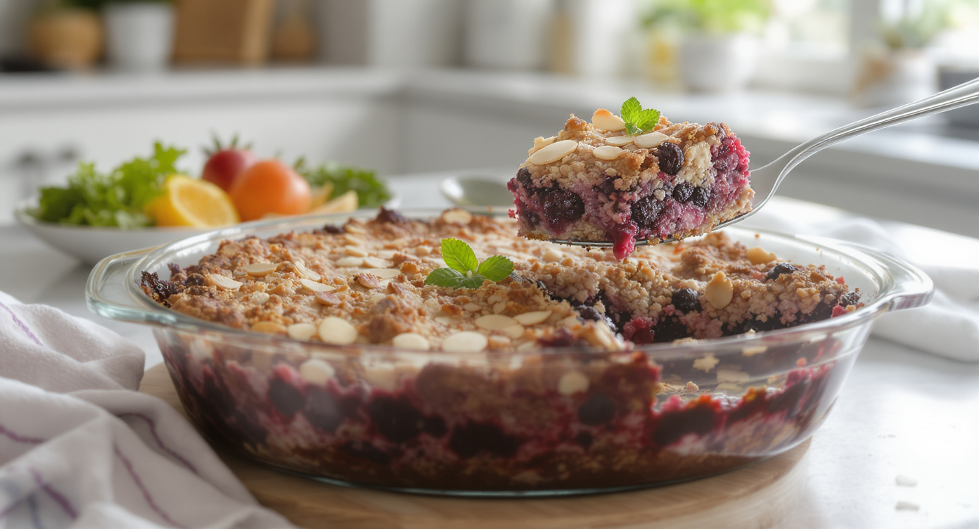 Berry baked oatmeal